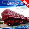 AOTONG brand new 3-axle van type side loading trailer with hydraulic cylinders